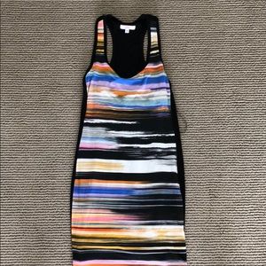 Multi color striped Trina Turk mini, black, size s